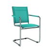 Gartenstuhl NIEHOFF �Nils Freischwinger� Batyline Polster t�rkis